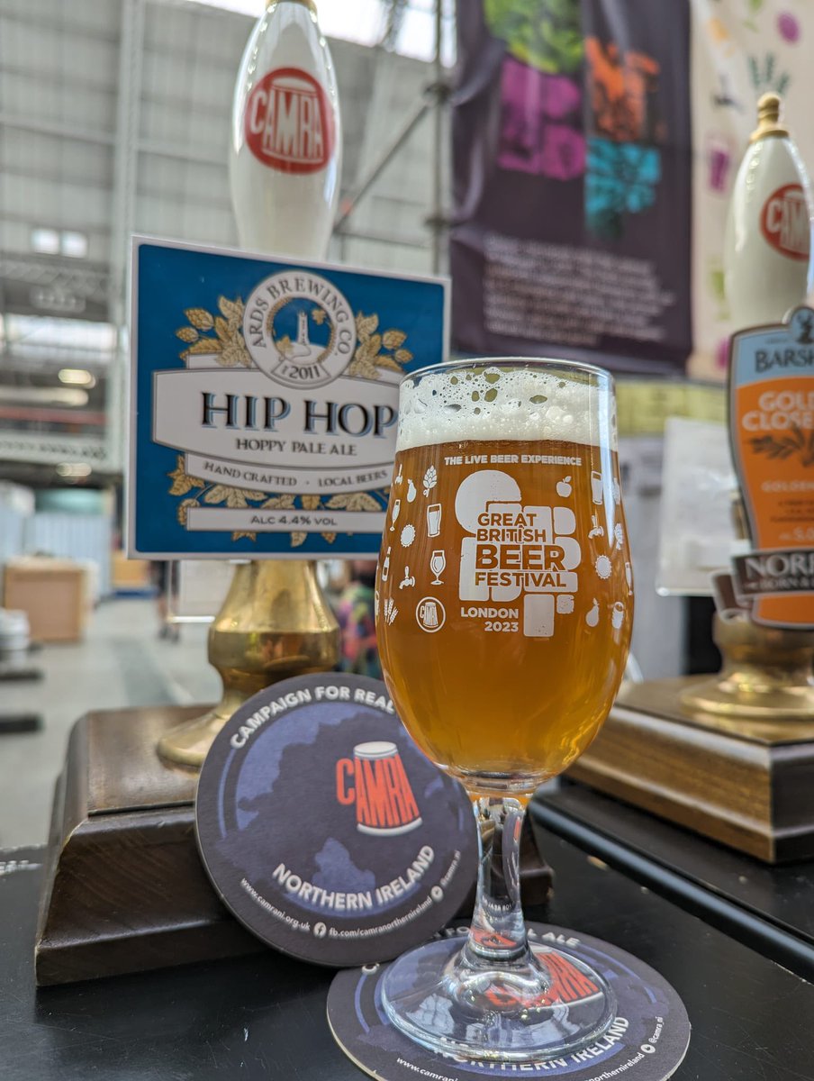 Amazing beers representing Northern Ireland on B10! <a href="/ArdsBrewing/">Ards Brewing Co</a> <a href="/camra_ni/">CAMRA NI</a> #GBBF #TheDodoMicropubBar #B10