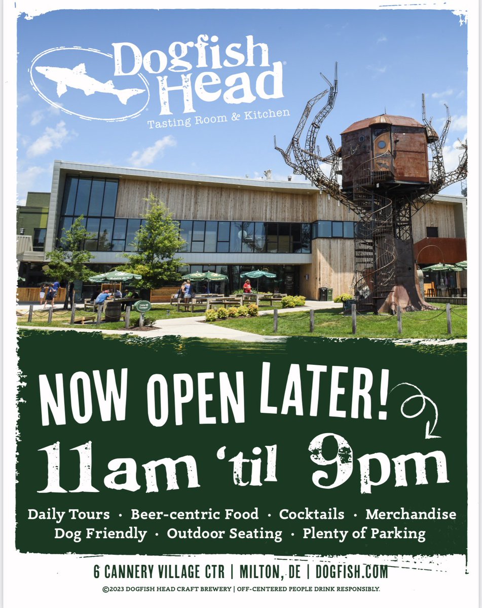 Greater Milton Chamber, Delaware (@greatermiltonde) on Twitter photo Come early, stay late?
So much to do in Milton, Delaware!
Cheers!
🍻Dogfish Head Dogfish Head Tasting Room & Kitchen🍻
<a href="/dogfishbeer/">Dogfish Head Brewery</a> Come early, stay late?
So much to do in Milton, Delaware!
Cheers!
🍻Dogfish Head Dogfish Head Tasting Room & Kitchen🍻
<a href="/dogfishbeer/">Dogfish Head Brewery</a>