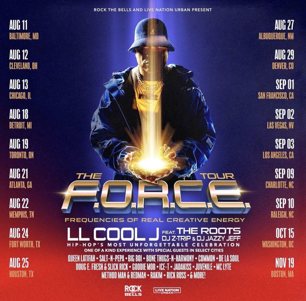 SUPERFANCBS (@superfancbs) on Twitter photo To celebrate the launch of #SUPERFANCBS @LLCOOLJ is giving away a pair of tickets to ANY show on The F.O.R.C.E Tour!
GIVEAWAY RULES
⭐️Follow <a href="/superfancbs/">SUPERFANCBS</a>
⭐️Repost this
⭐️Winner will be announced 8/9
🎟️ rockthebells.com/f.o.r.c.e.live/
#LLCOOLJ #CBS #SUPERFAN #Giveaway #theforcetour To celebrate the launch of #SUPERFANCBS @LLCOOLJ is giving away a pair of tickets to ANY show on The F.O.R.C.E Tour!
GIVEAWAY RULES
⭐️Follow <a href="/superfancbs/">SUPERFANCBS</a>
⭐️Repost this
⭐️Winner will be announced 8/9
🎟️ rockthebells.com/f.o.r.c.e.live/
#LLCOOLJ #CBS #SUPERFAN #Giveaway #theforcetour
