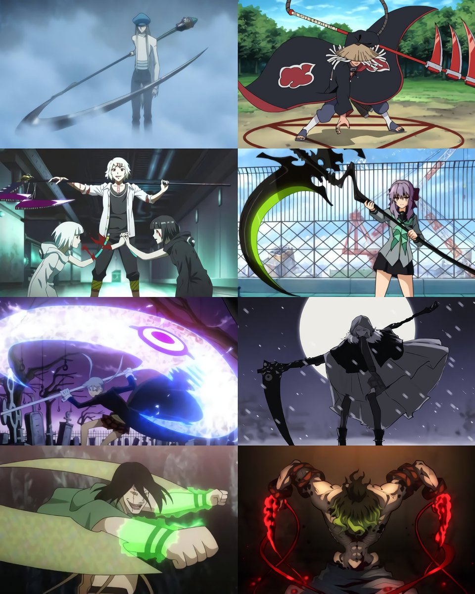 inouesart's tweet photo. Scythe users in anime : https://t.co/EfA7qdacg8