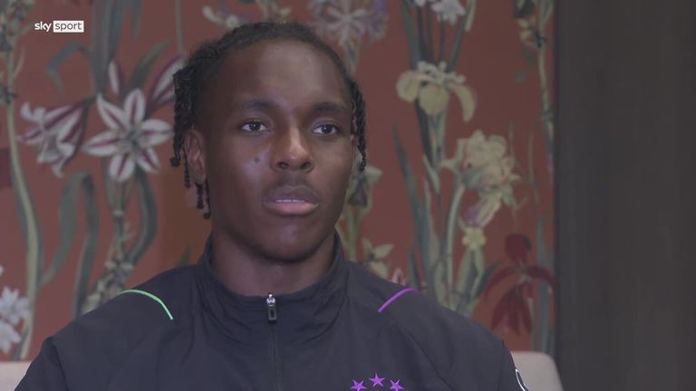iMiaSanMia's tweet photo. Mathys Tel on his future: "Of course I want to get better in Munich. I always want to learn, speak, work. In my mind there's only FC Bayern. Today I'm in Munich, playing for FC Bayern. Always FC Bayern, Mia San Mia" [@Plettigoal, @SkySportDE] https://t.co/hEiiYBnju6