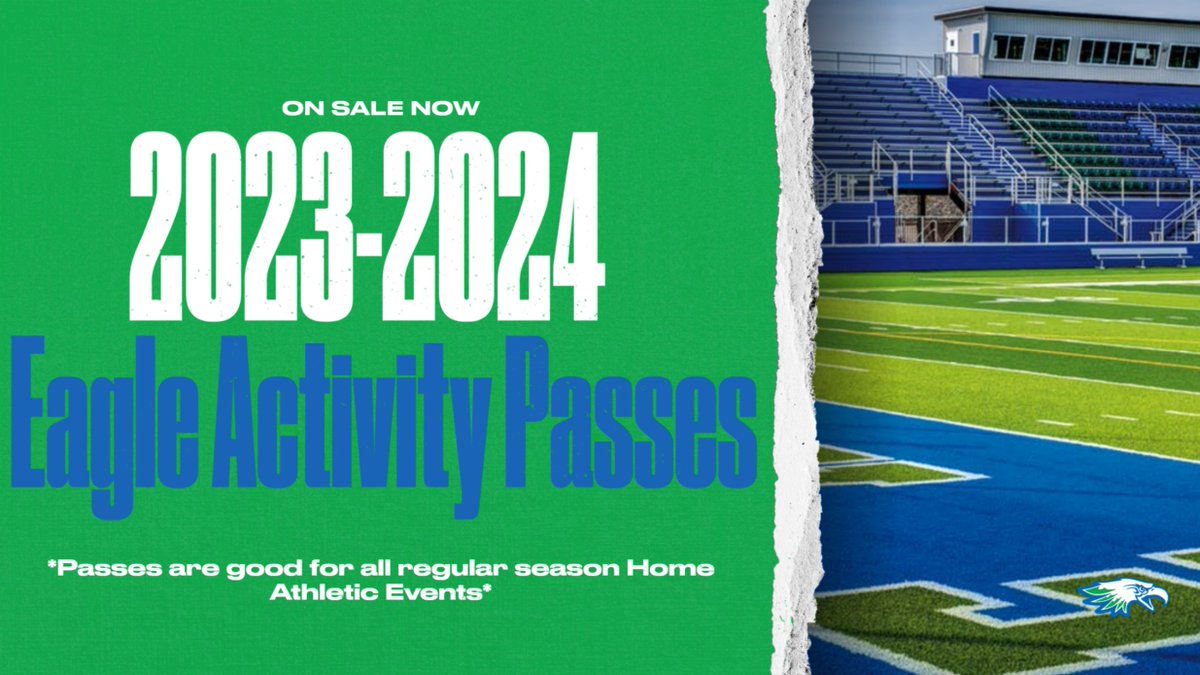 ON SALE NOW!
Visit cjeagles.org/athletics/purc… to buy your 23-24 Eagle Activity Pass. Download the pass to your phone for ease of access to all Regular Season Home Athletic Events.