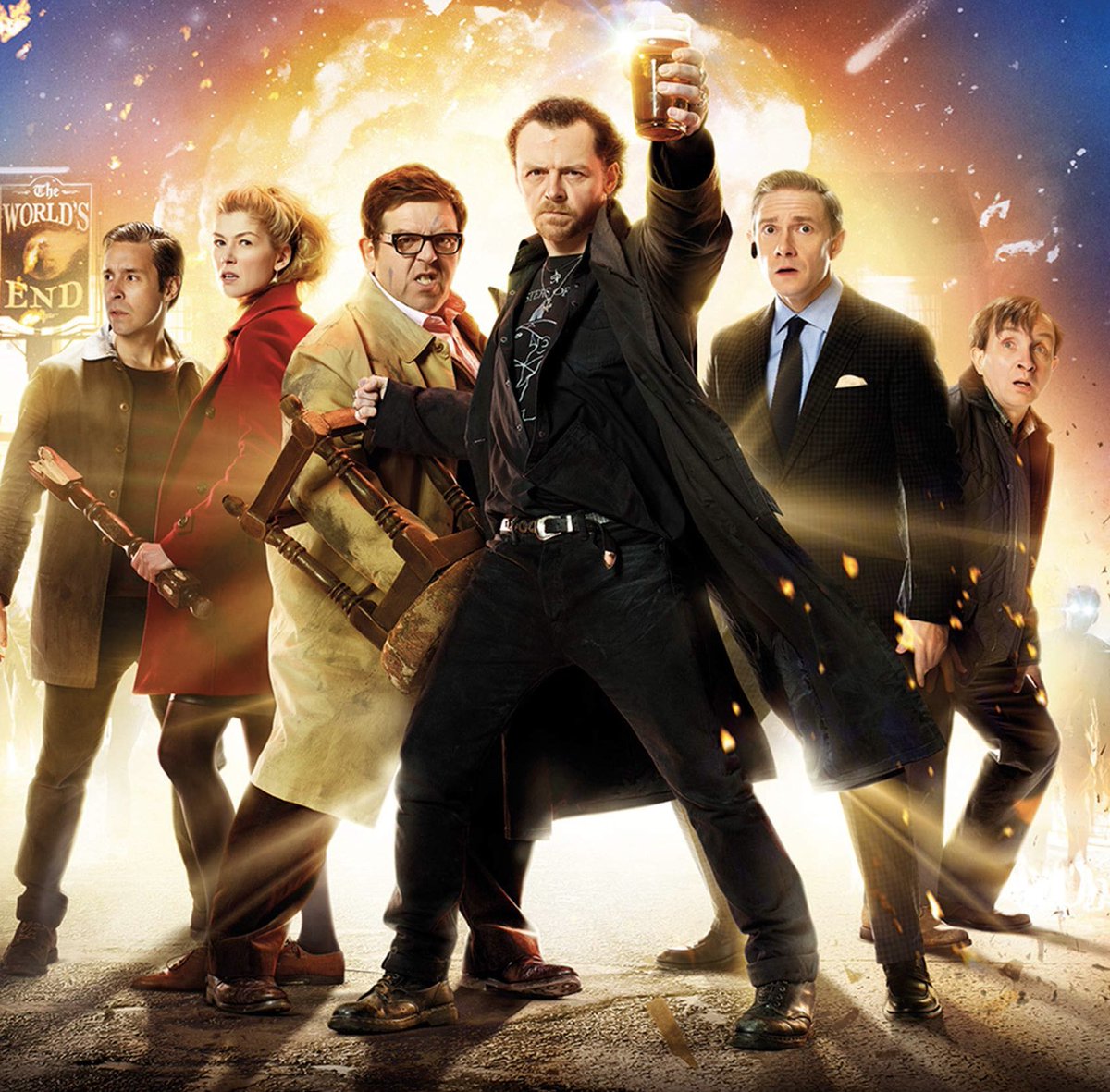 Simon Pegg says ‘THE WORLD’S END’ is his favorite movie in the Cornetto trilogy.

“It’s the least audience friendly. It’s the darkest of the three. It’s the most challenging.”

See the full details: bit.ly/SimonDF