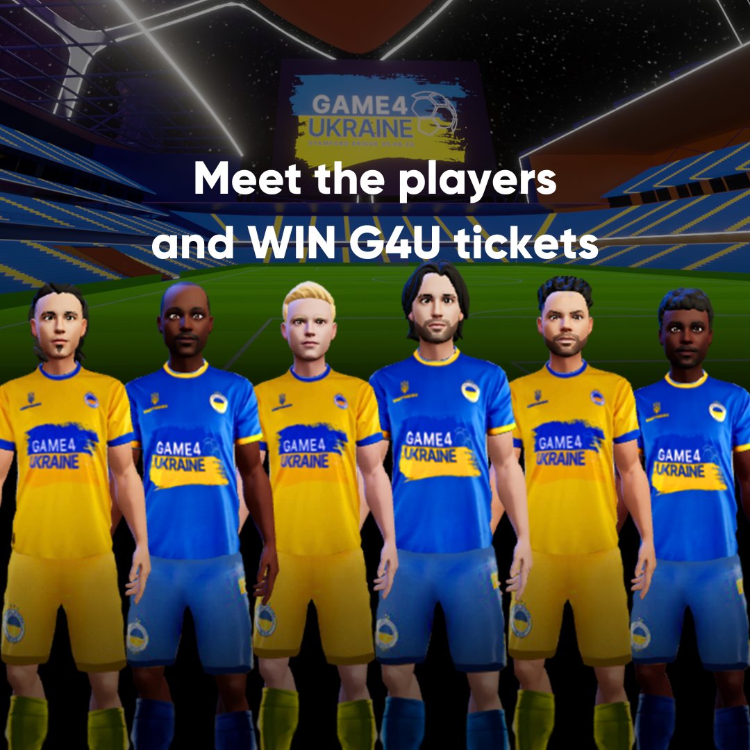 cheeer_official's tweet photo. 🏟️Starting today, we'll be announcing a thrilling new game every day leading up to the big match @game4ukraine!🇺🇦

1st game ➡️ Find all players within the Fan Zone to unlock the first code and enter a chance to win tickets to the game🎟️🎁​
​
Enter the game https://t.co/alxnB8EKPF https://t.co/fUXJCY1Taz