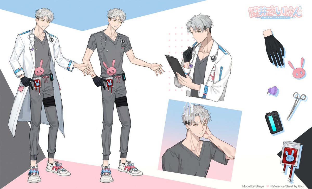 saikenMD's tweet image. Hello patients! I'm Saiken, M.D.💜🩺
I'm a Doctor VTuber, as well as an Internal Medicine doctor IRL! My hobbies include overconsuming caffeine and avoiding surgeons at work🫡
Hope to see you in my clinic!
ママ: shayu
パパ: @.karinrin_ch
Ref: @.GYU_live2D
twitch.tv/saikenMD