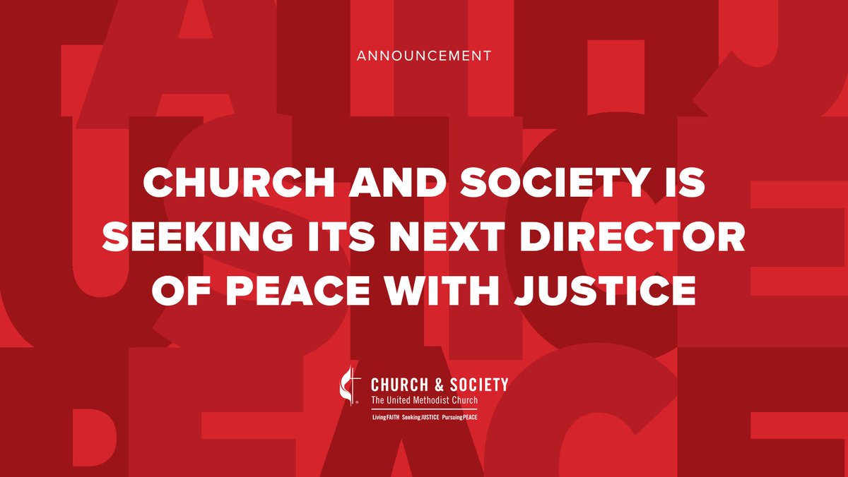 The General Board of Church and Society is seeking a Director for Peace with Justice to lead the programmatic team to advance the denomination’s positions on peace and justice. Learn more about the position and apply at paycomonline.net/v4/ats/web.php…