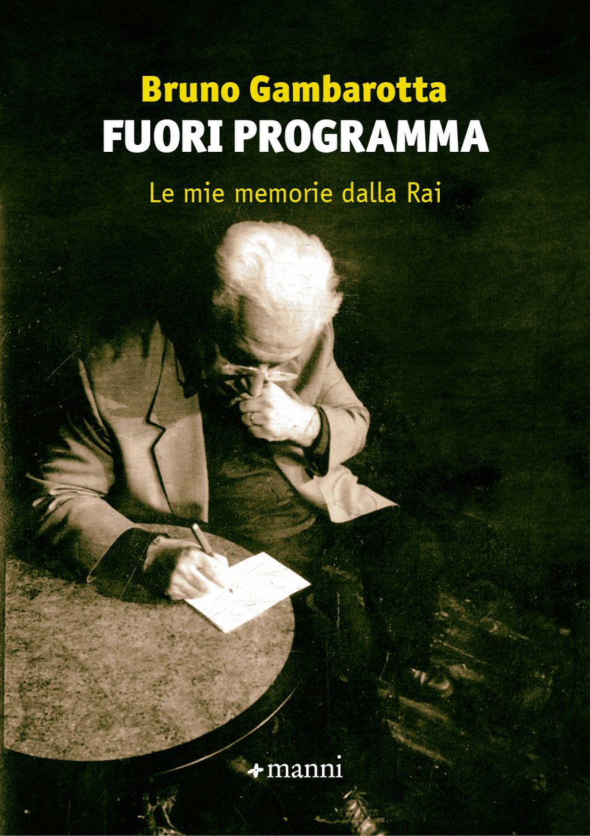 liviopartiti's tweet photo. il #libro #FuoriProgramma Le mie memorie dalla #rai di #BrunoGambarotta racconta le vicende eccezionali vissute in cinquant’anni di carriera televisiva.
@ManniEditori 

Ascolta la #conversazione https://t.co/3HpCwxu9t3 https://t.co/mWMVJD3i2g
