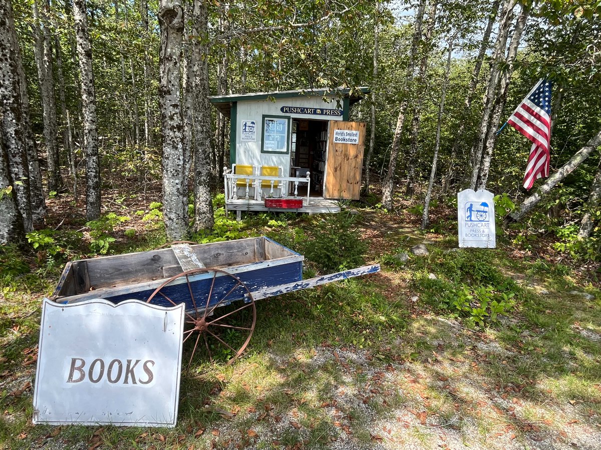 NancyTandon's tweet photo. It’s paperback release day for The Ghost of Spruce Point! 👻📷Follow along for a day in the life of a paperback. Stop 6: Worlds' Smallest Bookstore. #pushcartpress #middlegradebooks #mglit #kidsbooks #kidlit #paperback #SummerReading #teachers #librarians #middlegrade #read https://t.co/uH4Rmsdl98