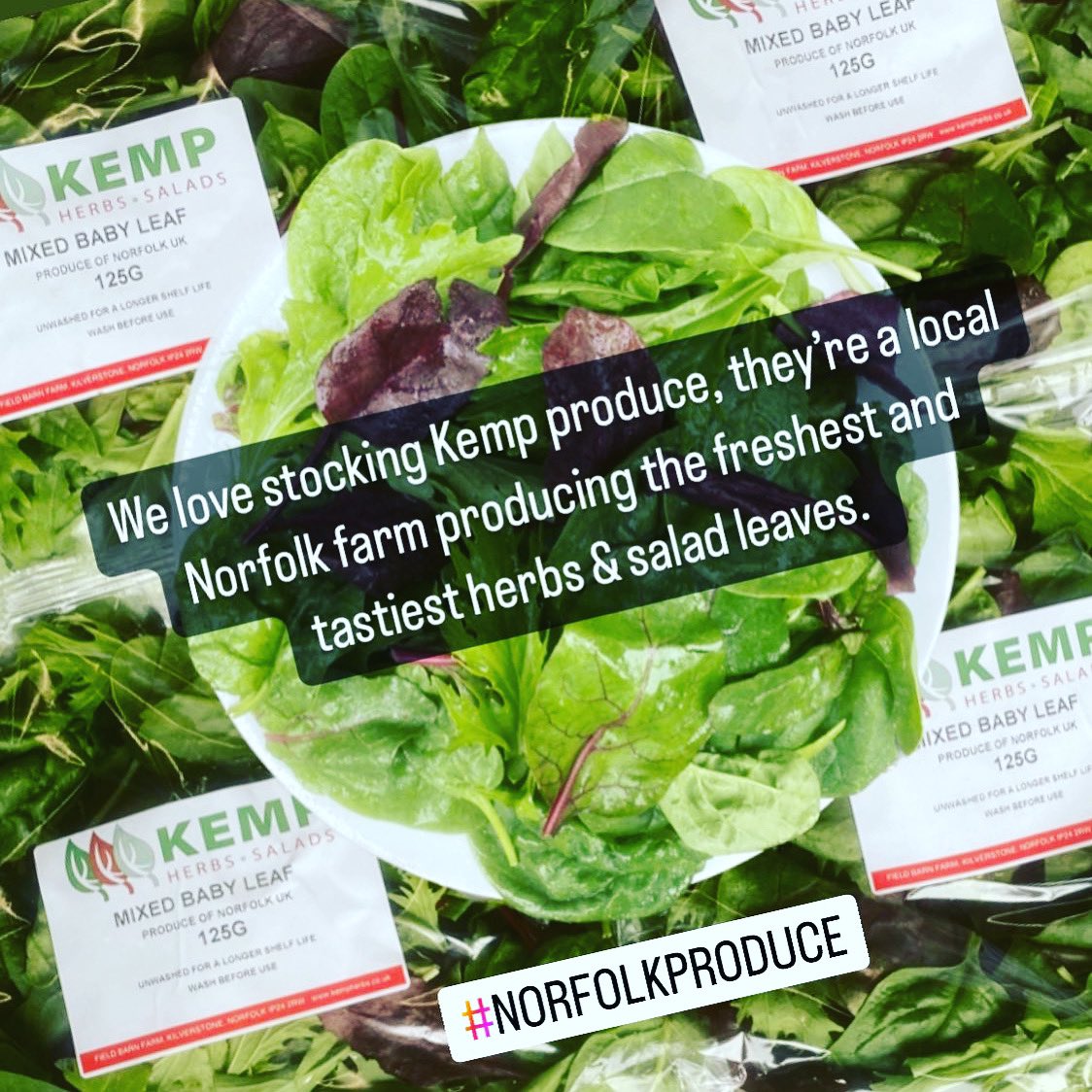 Kemp Herbs & Salads are so fresh and tasty, those who know - know!! 😉
#localsalad #norfolkproduce #freshfood
