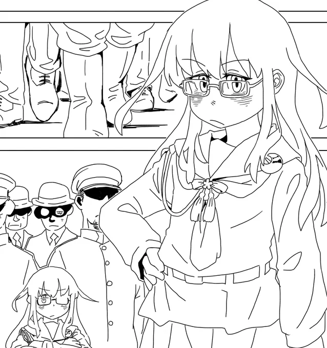 大淀くんの付けてるあの紐、秘書艦の飾緒的な物にしていい? 