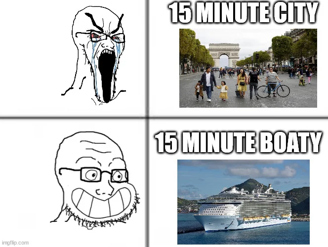 FuckCarsReddit's tweet photo. Asking people why they like going on cruises is a great way to initiate a convo on urbanism. You can easily transition to talking about the consequences of car dependency in a way that's relatable for people. https://t.co/kHTunvWU86