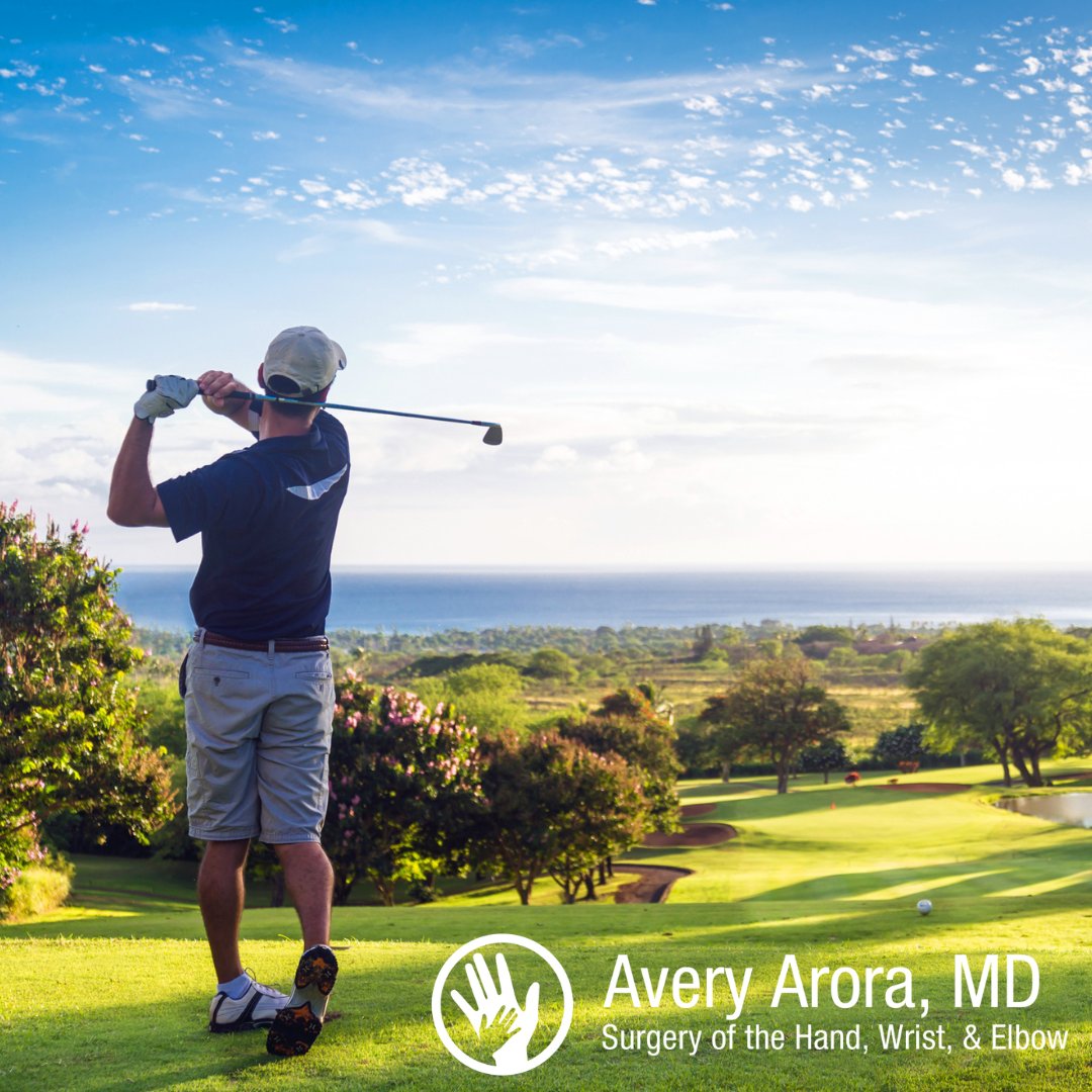 AveryAroraMD's tweet photo. Golf injuries of the wrist are rare, but when they occur they can be devastating for the avid golfer, as the hand and wrist are so integral to the game. The majority of golf injuries are overuse injuries of the wrist flexor or extensor tendons. https://t.co/5cVMDegaWc