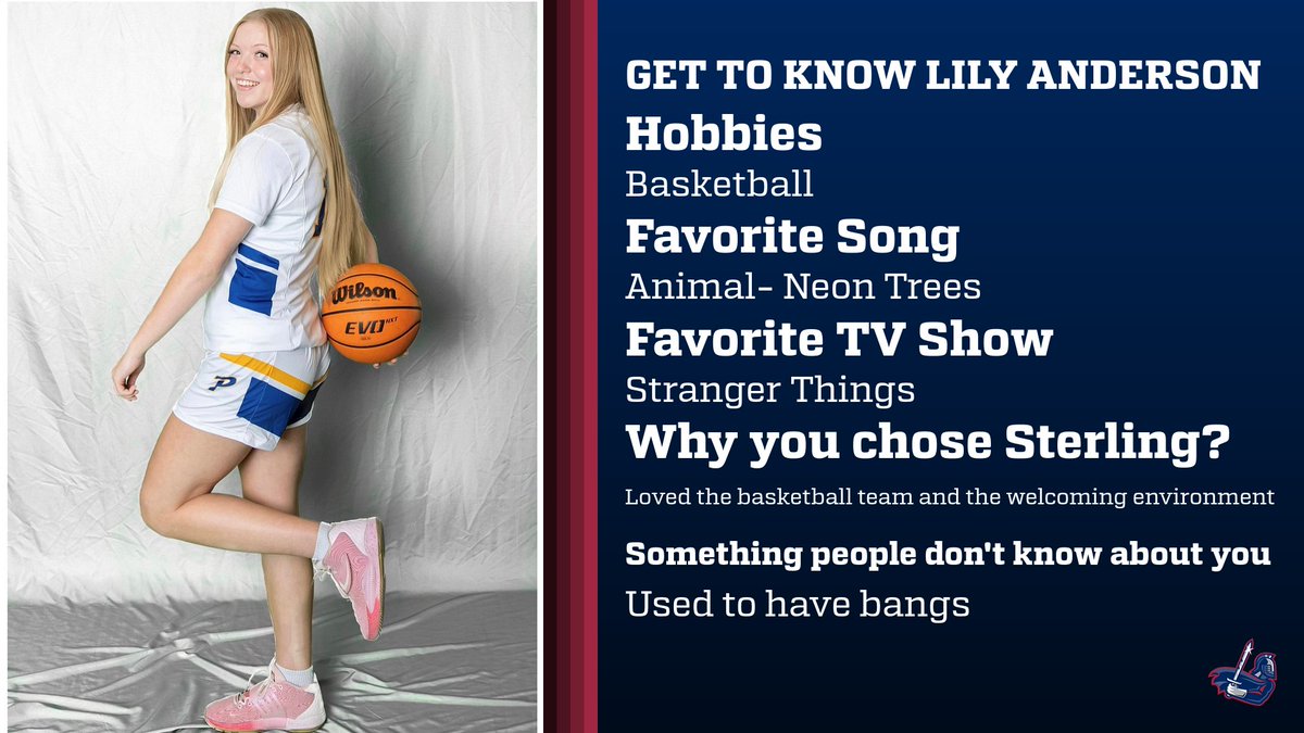 Welcome to freshman Lily Anderson joining the Lady Warrior family from Piedmont, Oklahoma. We're excited to have you be apart of the Lady Warrior family! #SwordsUp #ScWbb