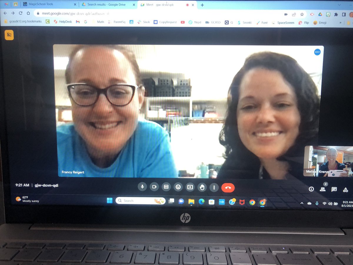 Mkrenzer20's tweet photo. Hanging out in a Google Meet with 2 ⭐️stars⭐️ from #ktifamily to brainstorm #gamfication !
So much inspiration from @MeehanEDU last week at #ktisummit
@freigert77 @iloveconverse https://t.co/gmAvu9TuoU