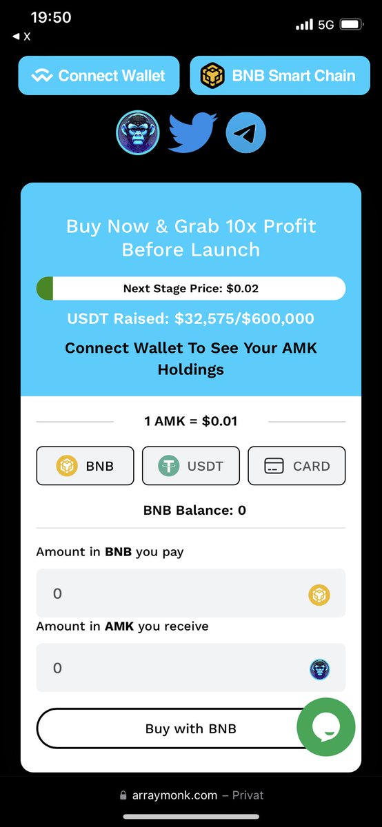array_monk's tweet image. $30,000 from $600,000 already raised! 
$AMK #AMK #ArrayMonk