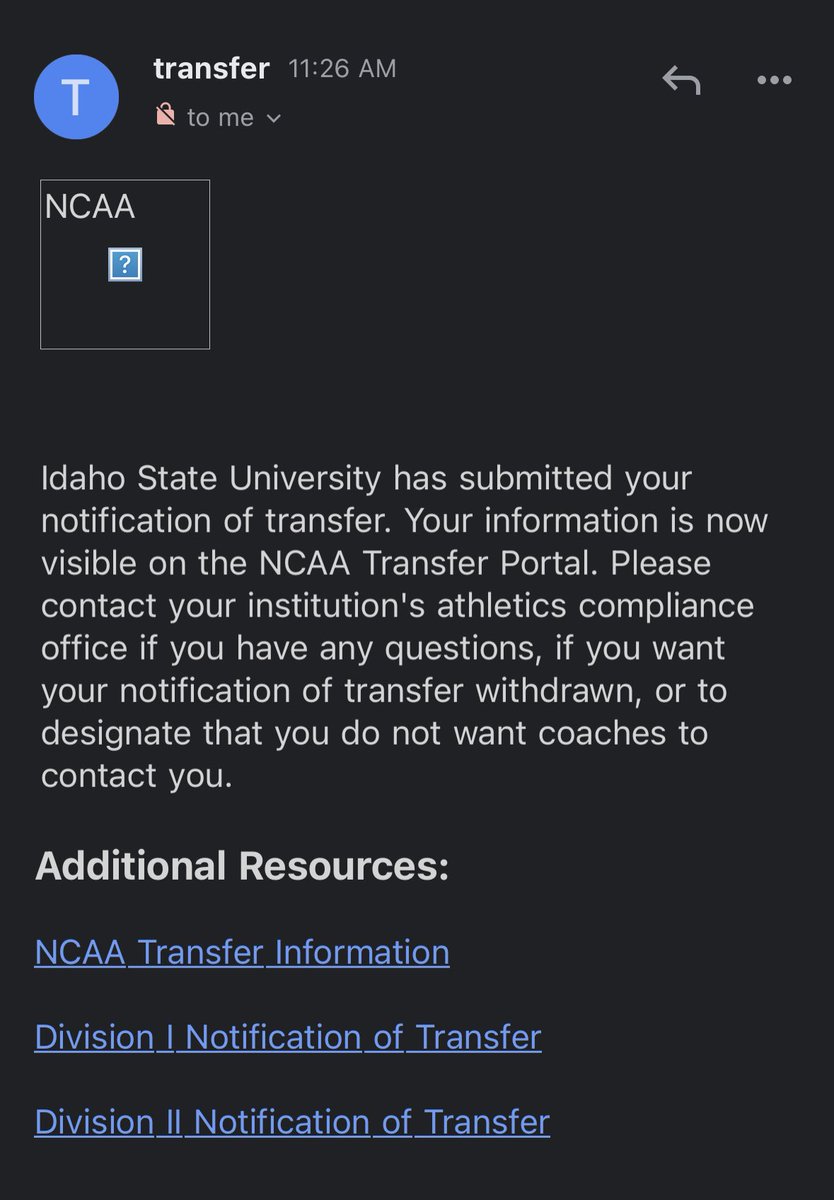 ChaskoHudson's tweet photo. Officially entered the transfer portal
4 years of eligibility https://t.co/ngG6vlAFzP