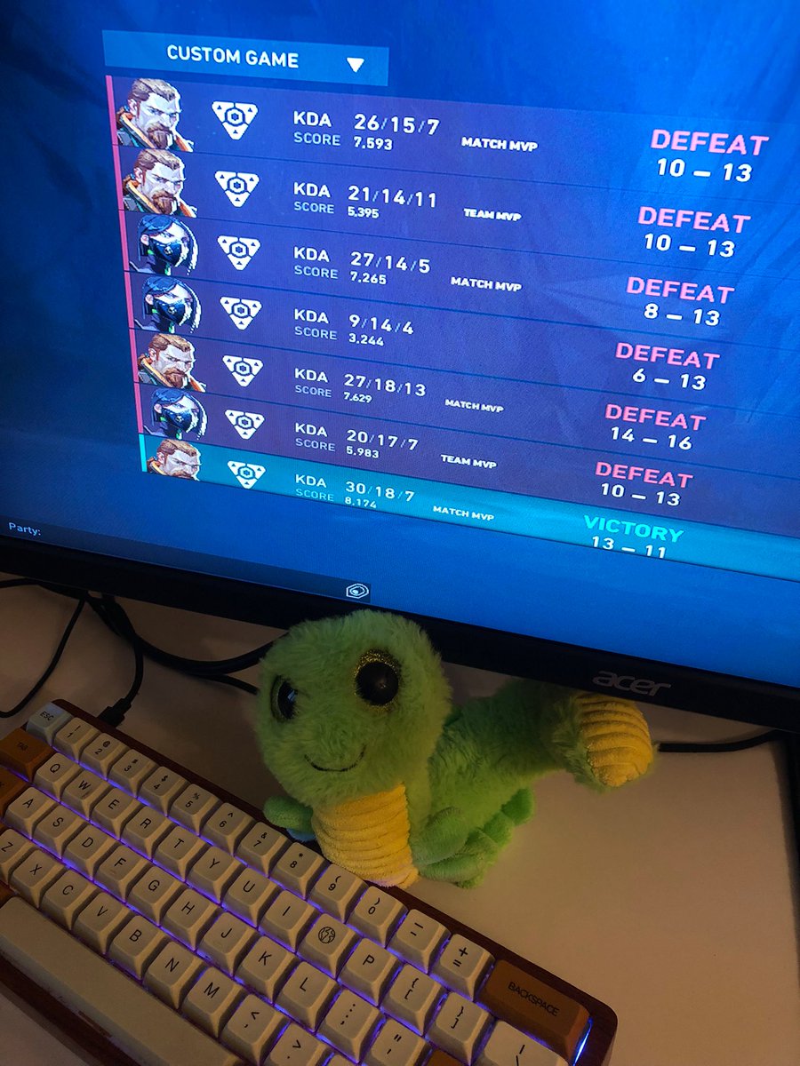 bakkushaw's tweet photo. not enough of the effort to win the games, we lose against @TheUltimatesgg 0-2 and we are out of the contenders🥲 hopefully i’ll achieve some better things for the next officials, 3rd time’s a charm zzz https://t.co/PxMHQRz79b