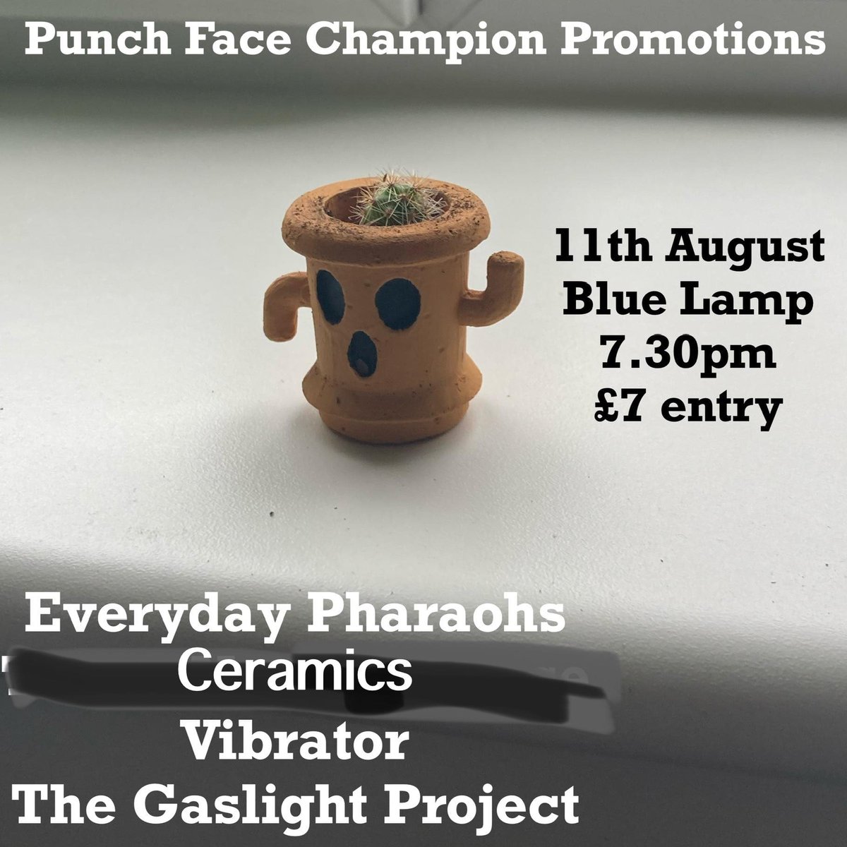 It's August, 
10 days to go until @EPharaohs come up to play The Blue Lamp! 
Support from <a href="/ceramicsband/">Ceramics</a> <a href="/TGPOfficalBand/">TheGaslightProjectOfficial</a> Vibrator. 
Get your tickets here- 
eventbrite.co.uk/e/everyday-pha…