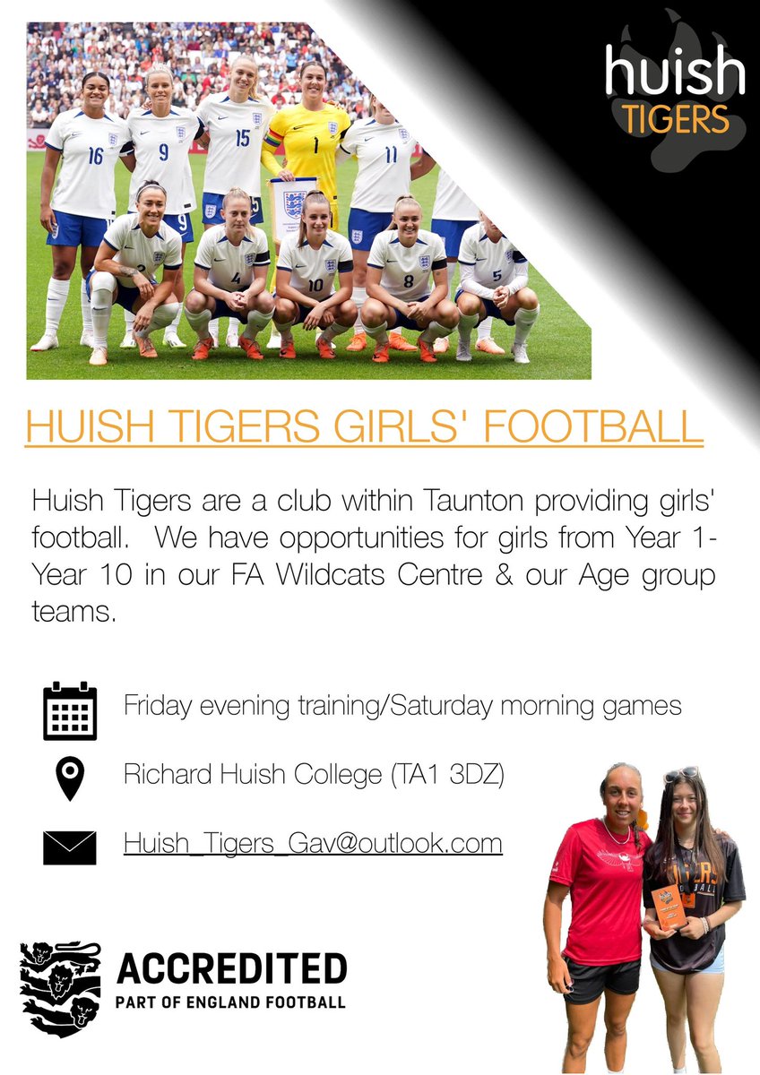 ⏳| What a great performance for our <a href="/Lionesses/">Lionesses</a> today 💥 If your daughter is being inspired or you’d like to find her a great club, look no further. 

Register your interest below 👇 

🔗 forms.gle/1c6sERGTGHsq49…

🗣️Like and share ✅

#tigersfamily🐯⚽️🧡🖤