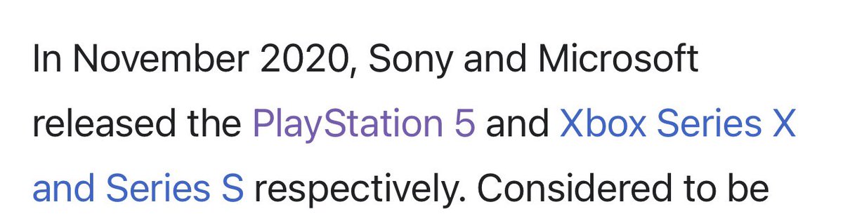 SandstormMcD's tweet photo. When fanboys want to rush and STILL claim switch is 8th Gen and use Wikipedia as a source. 4 years after 8 Gen but “long before” 9gen…3 years @PlayerEssence @NintyPrime https://t.co/etgRWyi1YP