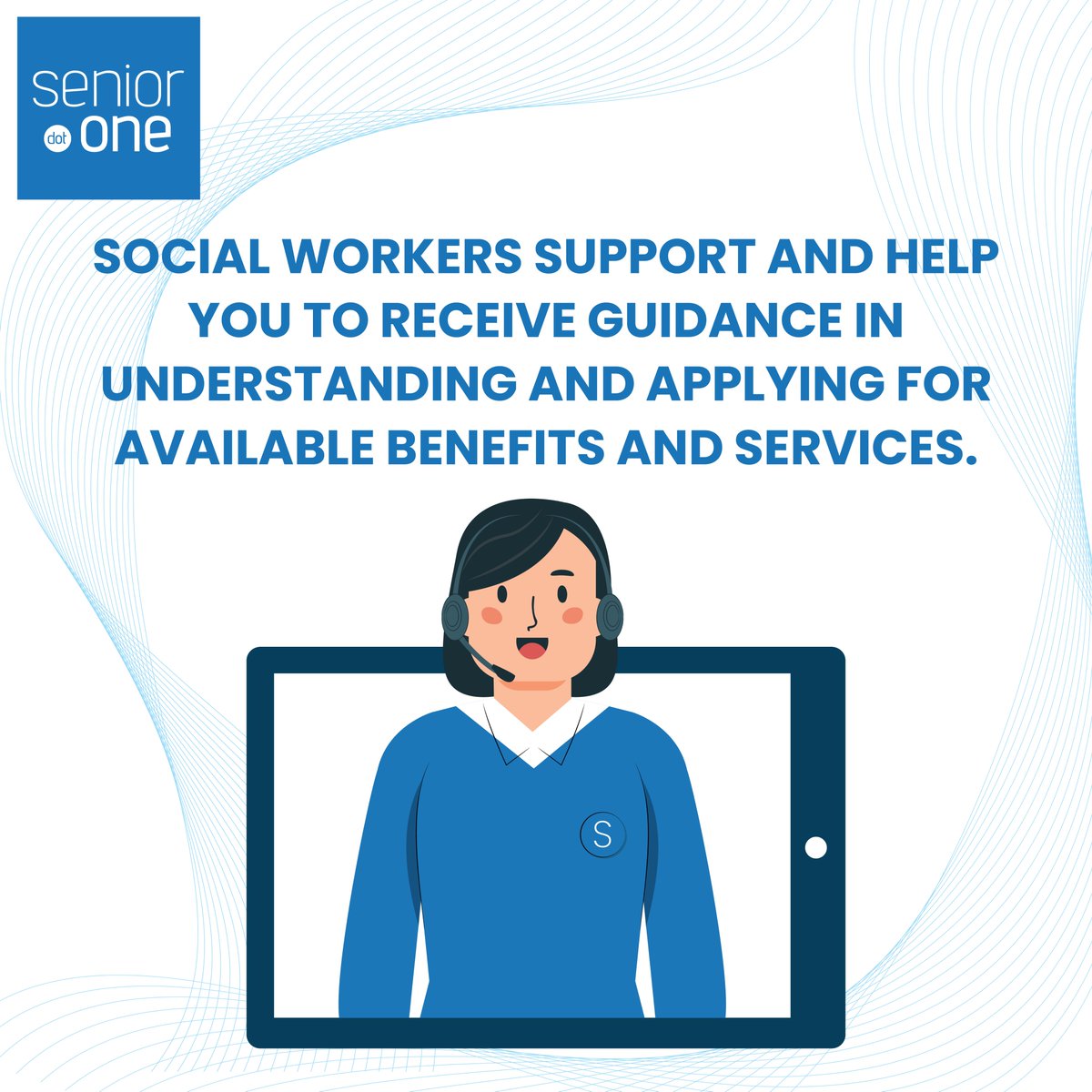 SeniorOne Care Advisors are Social Workers ready to help you navigate your care journey, no matter what stage you are in. There are many benefits to working with our Social Workers.

Call us today at 1-888-888-2191 ☎️
#resources #SeniorCare #socialworker
