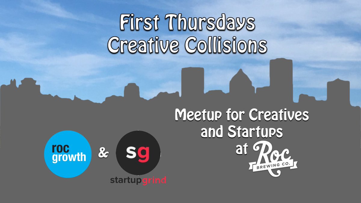 See you there this Thursday. 5:30. Come and make creative collisions with us.