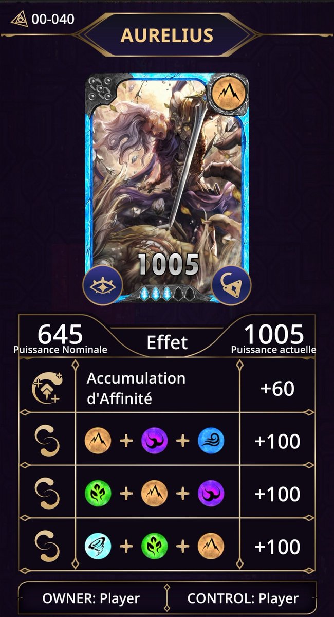 ✅ Quand ta carte prends... 360 points d'affinités en plein jeu ! C'est vraiment ouf ! 😆😁🥳

#crosstheages #TCG #Web3Gaming