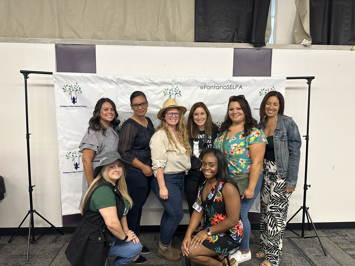 SELPA team so excited to train the aides! 
#lettheadventurebegin
#fontanaselpa