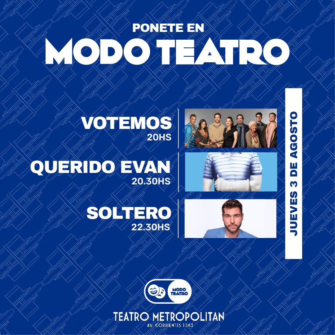 Teatro Metropolitan tweet media