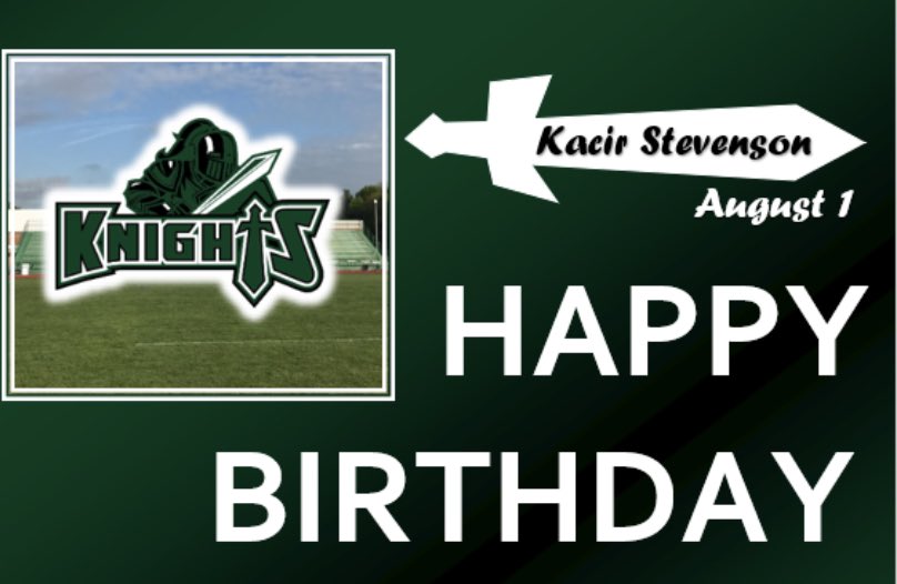 GreenKnightsFB's tweet photo. Happy Birthday, Kacir! #happybirthday #birthday #augustfirst #august #hbd #greenknightsgettingolder #GreenKnightsALLin https://t.co/qlSW6KVLKN