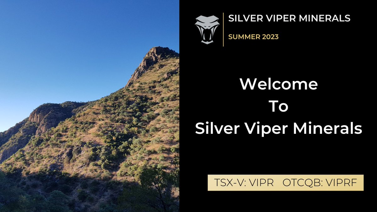 Silver Viper Minerals Corp. (@silvervipercorp) on Twitter photo Silver Viper is a Canadian-based precious metals exploration company operating our 100%-owned La Virginia Project. Drilling is about to resume and our maiden resource and geophysics indicate excellent upside and more discoveries to be made: bit.ly/434aHpN
$VIPR $VIPRF Silver Viper is a Canadian-based precious metals exploration company operating our 100%-owned La Virginia Project. Drilling is about to resume and our maiden resource and geophysics indicate excellent upside and more discoveries to be made: bit.ly/434aHpN
$VIPR $VIPRF