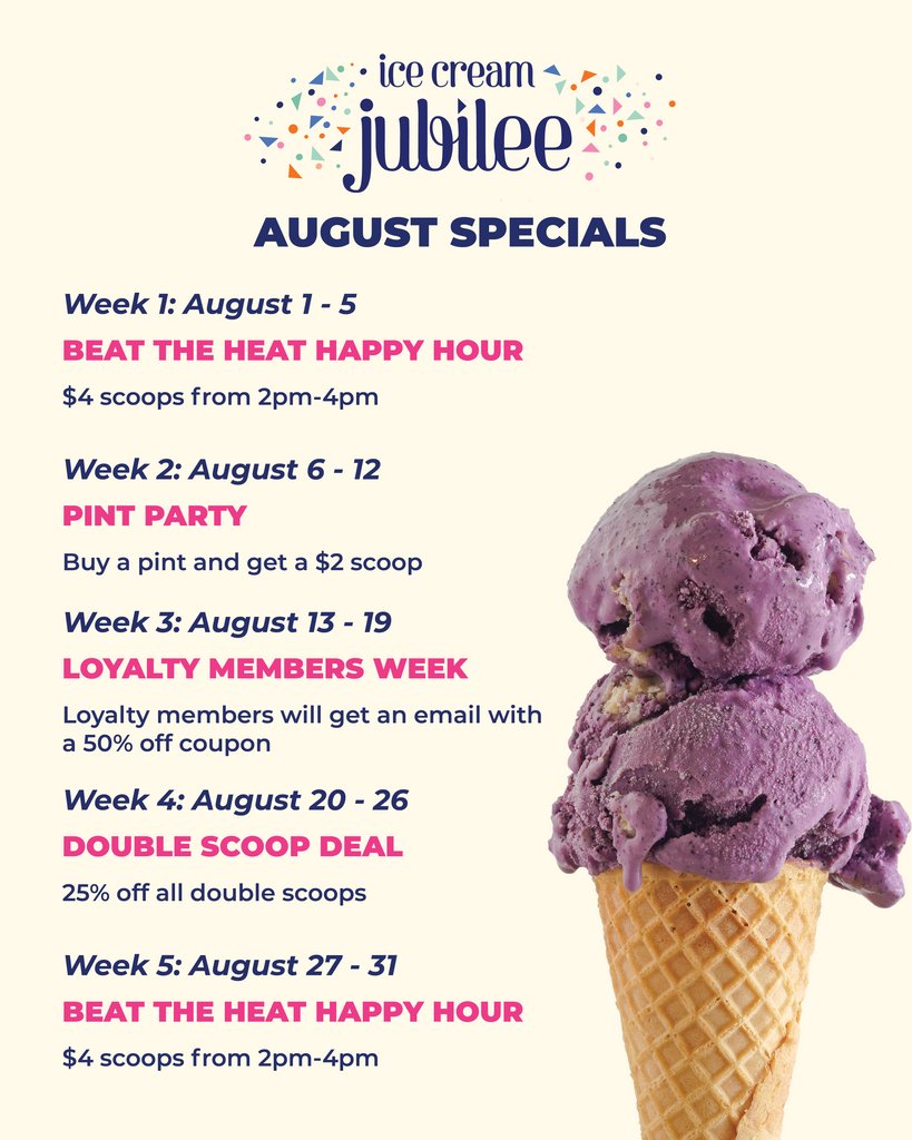 Triple Scoop  Ice Cream Jubilee