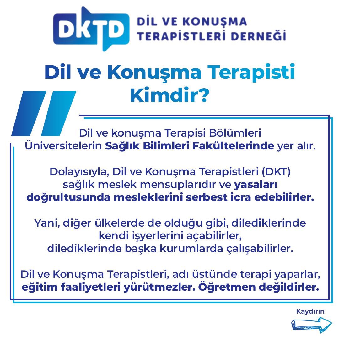 DernekDkt's tweet photo. Dil ve Konuşma Terapistleri Mağdur Ediliyor

#DKTlermagdurediliyor
@tcmeb @saglikbakanligi @drfahrettinkoca @saglikhizmetgm @Yusuf__Tekin
@tcbestepe @iletisim @DernekDkt https://t.co/57cmDVTmxg