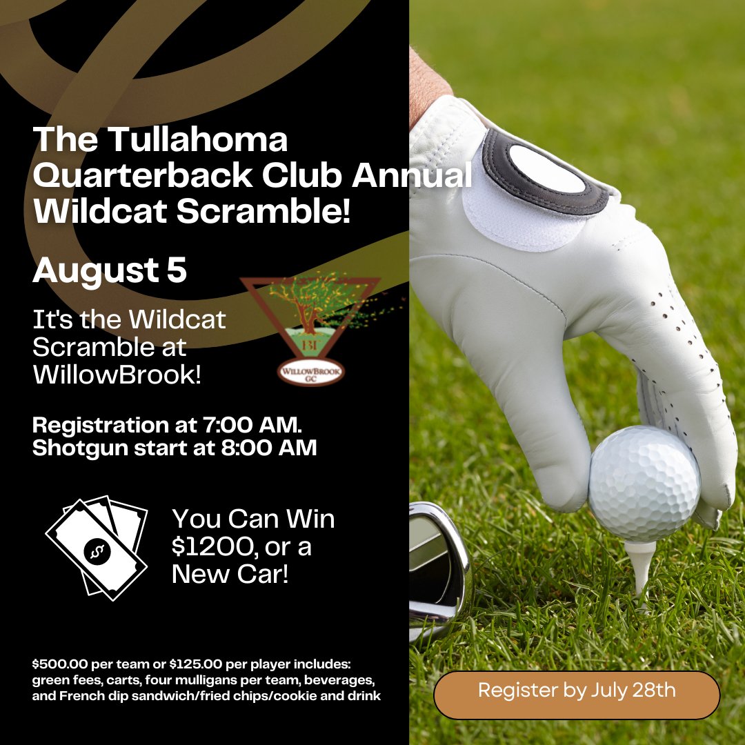 Register Today.  We're teeing it up on the 5th!