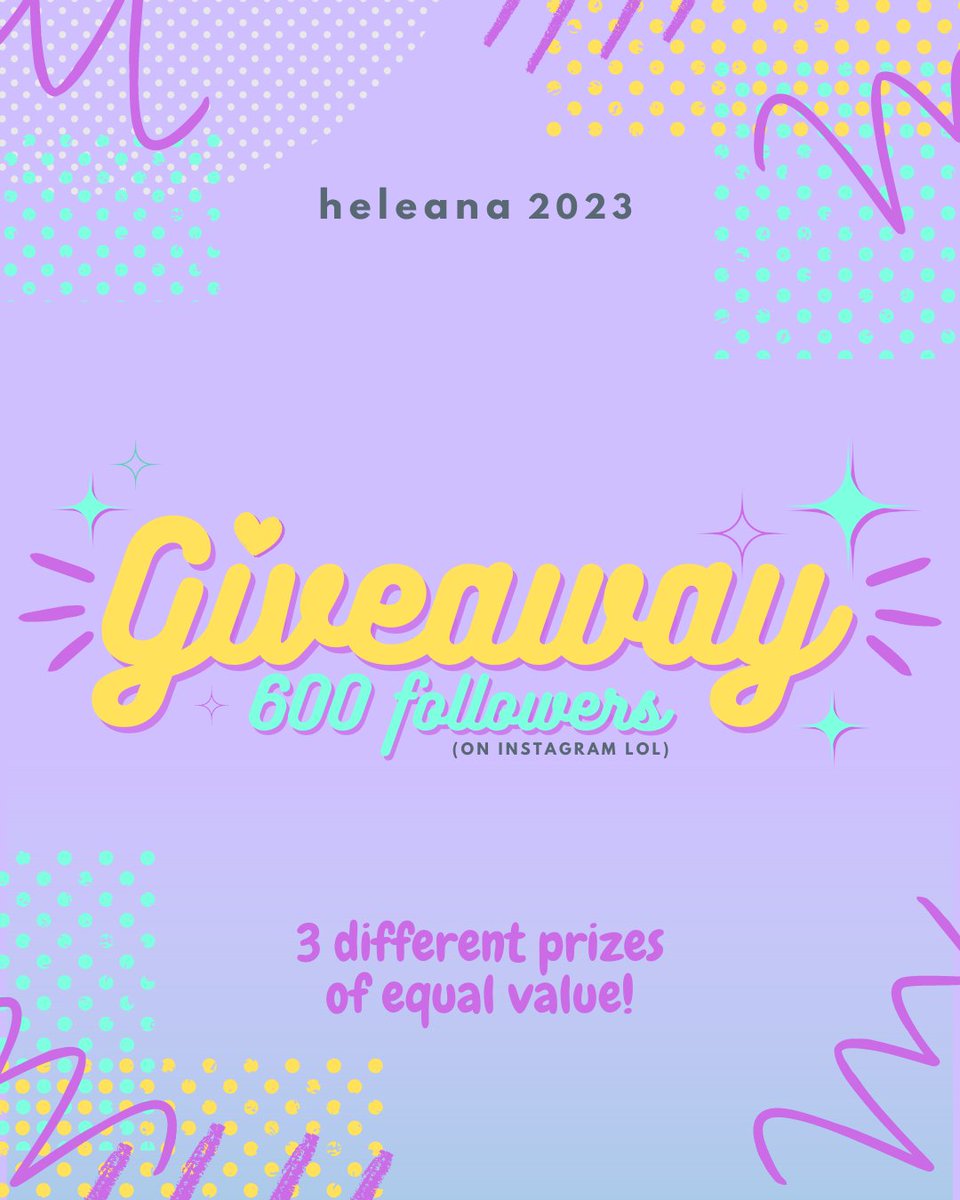therealheleana's tweet photo. ✨GIVEAWAY TIME 🥳✨
to celebrate 600 followers on my insta, I decided to extend the love here too! 😉 CLOSES SEPTEMBER 1st ‼️ I'll tag the winner and you have 24h to choose and claim your prize 😊 #artgiveaway https://t.co/qBQ0RL8P7e