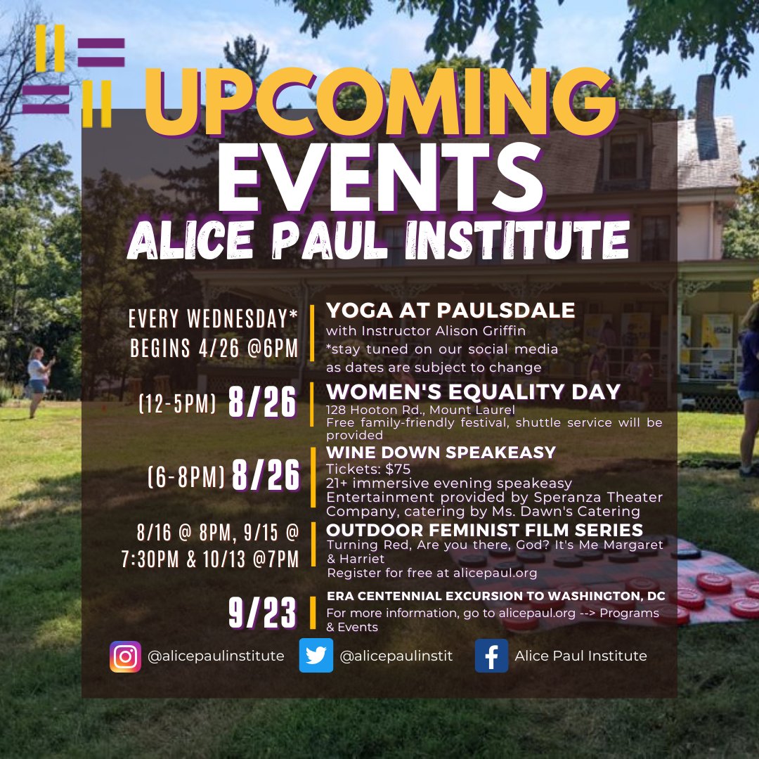 Alice Paul Institute tweet media