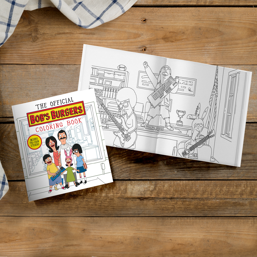 Fire up those grills and break out your colored pencils - The Official Bob’s Burgers Coloring Book is available now from Hyperion Avenue! Get your copy now: di.sn/6006PRcQr