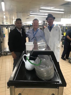 EmmaHonnywill's tweet photo. @UHD_NHS...and so it begins...The first of the new model meals leaving the RBH kitchens heading for our patients... https://t.co/3FNZSMVY78
