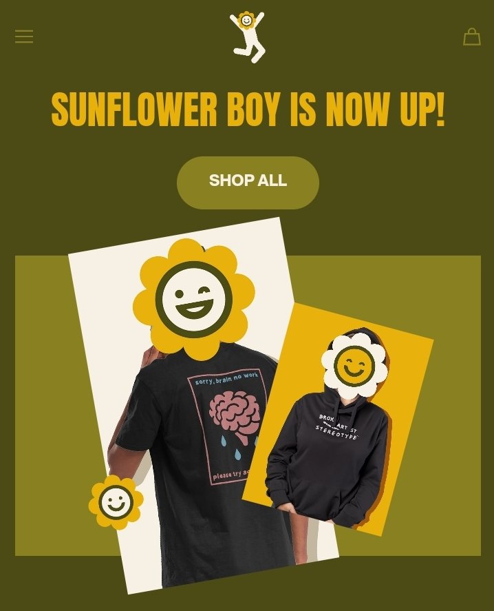 the sh0p is now open! 🌻
sunflowerboy.com