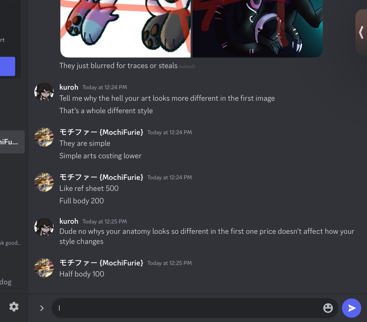 kuroIey's tweet photo. I’m trying to find this art stealer/tracer so if anyone cna look in the discord Servers  your in and see if this guys in there pls lmk the server (I think it would mostly be in a furry servers)
#arttheft
#art
#artstealer
#artistsoftwitter https://t.co/QexHOIMTzW