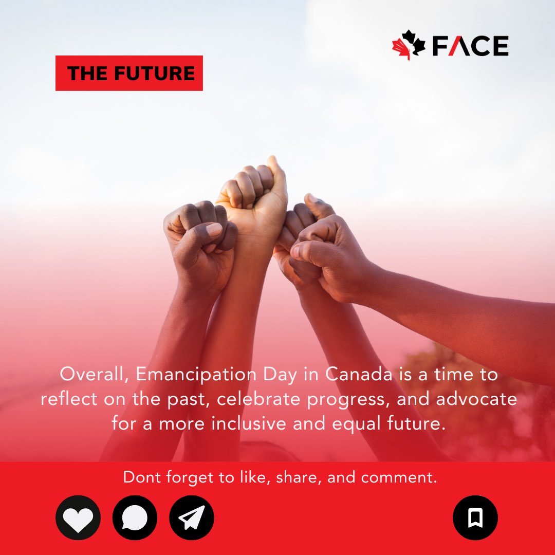 As we celebrate Emancipation Day, let us remember the significance of this day in our nation's history. It is a time to honor the progress made, reflect on the struggles endured, and renew our commitment to building a more just and equitable society. 

#EmancipationDay #1FACE