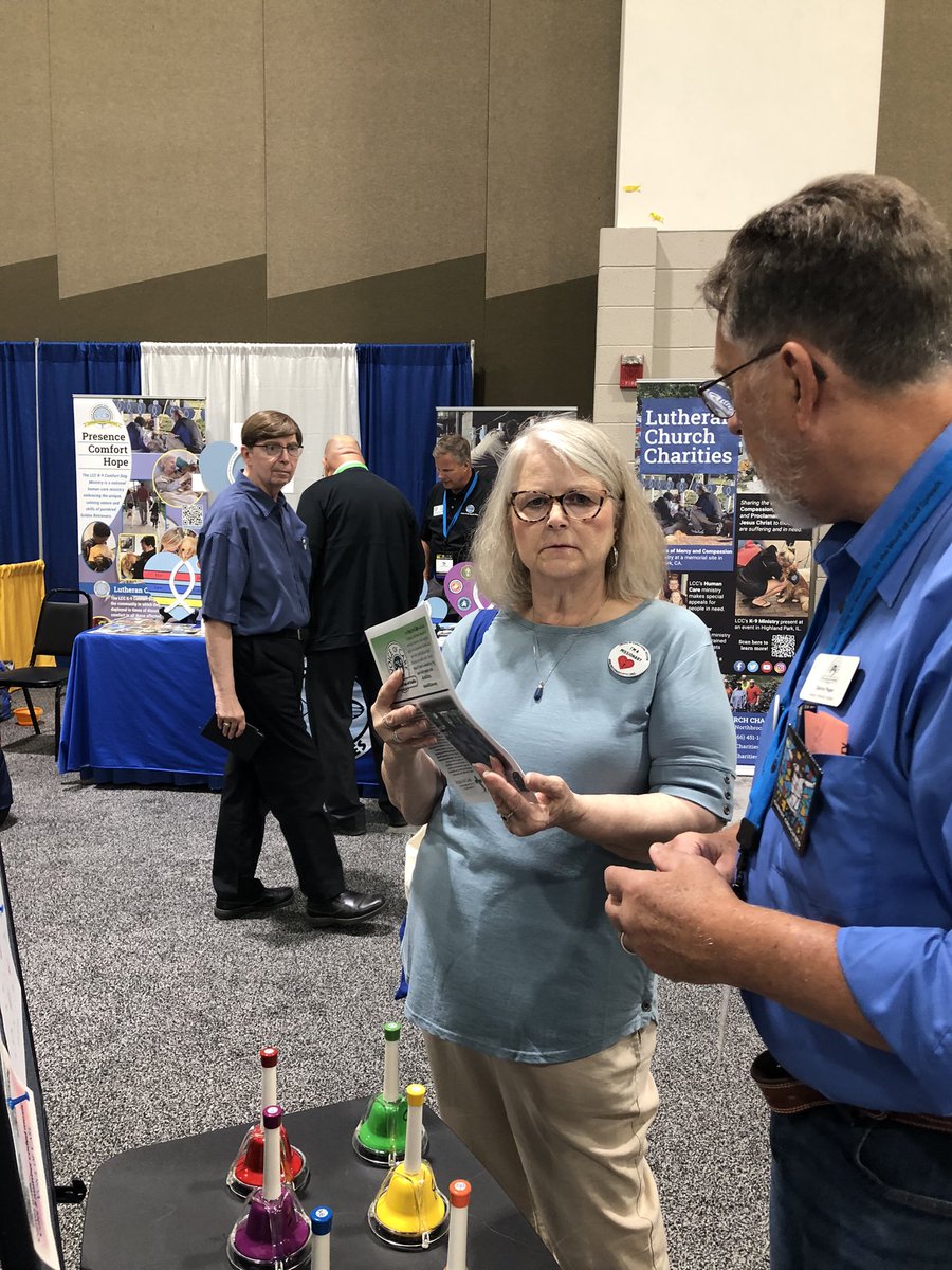 VoiceofCareOrg's tweet photo. Voice of Care is wrapping up our visit to the LCMS National Convention in Milwaukee where we’ve been able to share the message of ministry by and with people with disabilities￼ to Lutherans from around the country. What a blessing! #LCMS #VoiceOfCare #Disabilities ￼ https://t.co/s7Vg2MrxYp