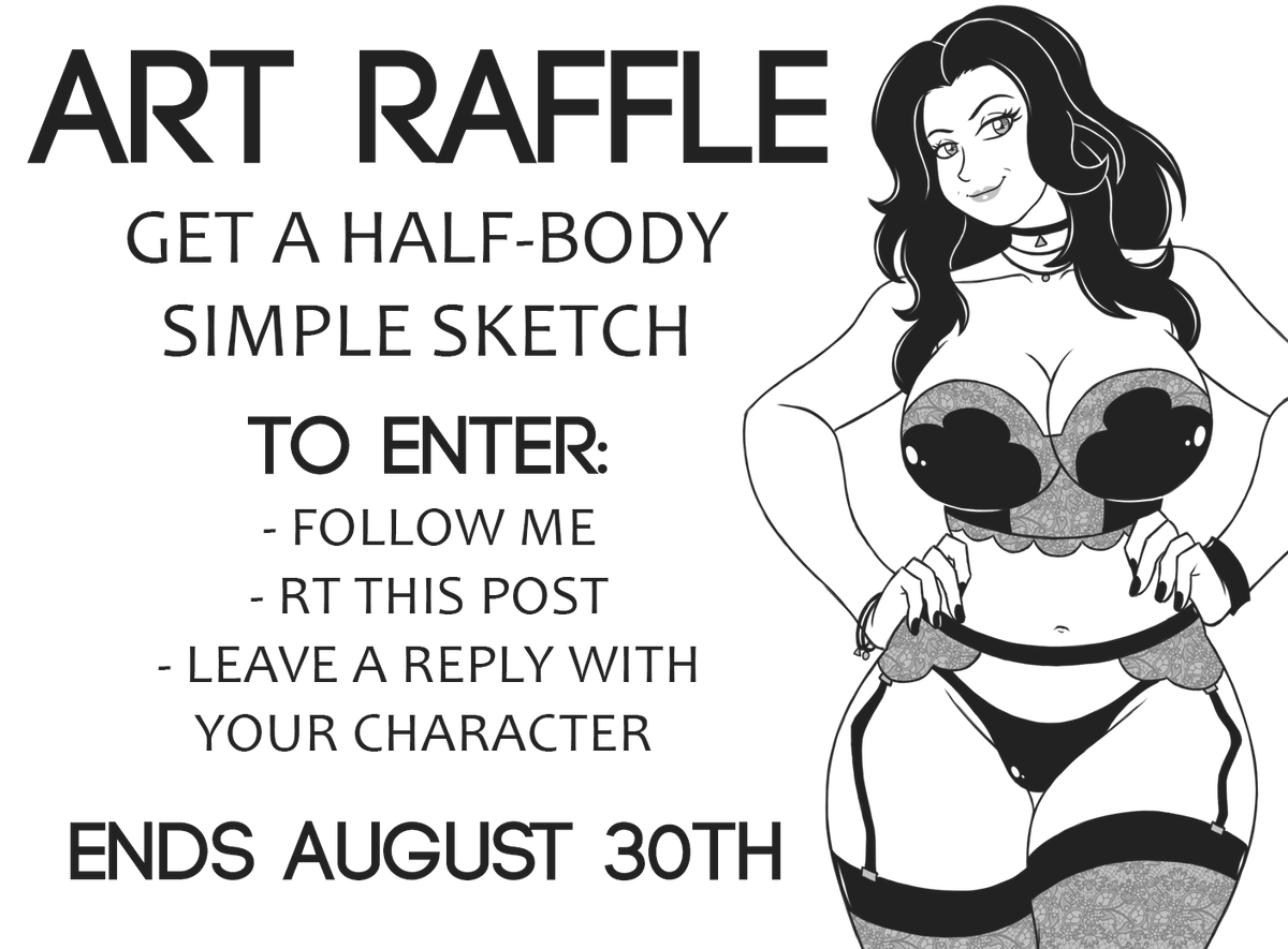 ✨RAFFLE TIME!✨

⚠️RULES:
⭐️Follow me
⭐️RT this post
⭐️Leave a reply with your OC

📅ENDS: August 30th