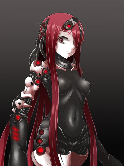 懐かしい絵を発掘したので再掲 BLAME!のメイヴちゃん