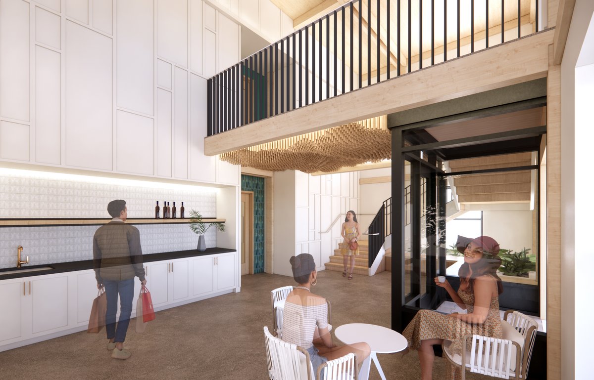 KokolakisBuilds's tweet photo. Plans have been made to transform a former livery stable built in the early 1900s into a vibey, eco-conscious boutique hotel.

Construction has yet to begin but it has already been named Project of the Year in the Unbuilt Category at the 2023 Interior Design Excellence Awards! https://t.co/PVwFvZjY4l