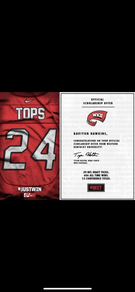 Blessed 🫶🏾🖤 <a href="/WKUFootball/">WKU Football</a> <a href="/CoachZLankford/">Zach Lankford</a> <a href="/Coach_Helton/">Tyson Helton</a>