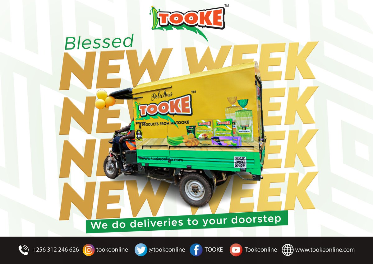 tookeonline's tweet photo. #NewMonth
#BlessedNew
#NewBlessed
#TOOKE
#GreenBananaFlour
#BananaValueAddition https://t.co/ifNqSHOQZT