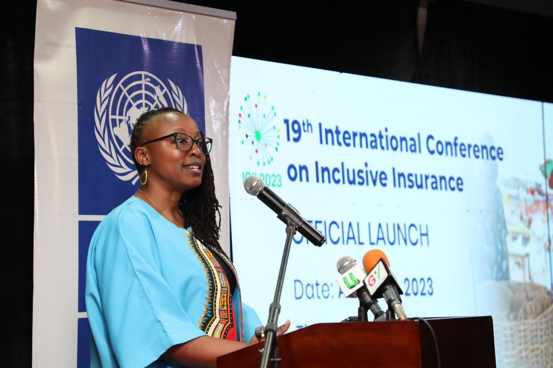 UNDPGhana's tweet image. "Inclusive insurance is a force for positive change. @UNDPGhana will continue to work with key institutions to safeguard vulnerable communities, &amp;amp; build a just, equitable, &amp;amp; sustainable world", noted @angelalusigi, our Res Rep at the media launch of the 19th #ICII