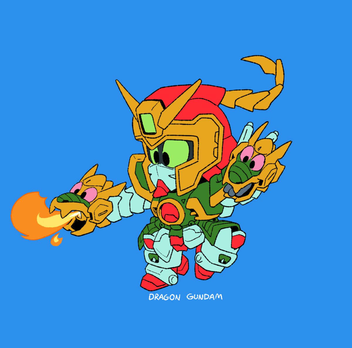 evantickles's tweet photo. Daily Gundam No. 82. Dragon. Your little bro knows Kung Fu! https://t.co/RccCX3wp6R