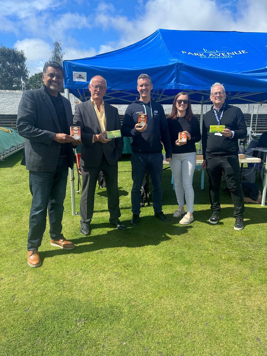 nasa142's tweet photo. Introducing the new Regal tea bar at Park Avenue Cricket Ground - Bradford. Enjoy karak chai and green tea watching a game of cricket.  Thanks Regal Food Products Group Plc for the amazing support in this venture.@RegalFaz @RegalFoods @YCCC_YCF @YorkshireCCC https://t.co/Vl2QsoCGbu